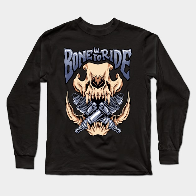 bone head Long Sleeve T-Shirt by spoilerinc